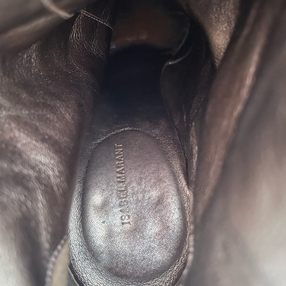 Isabel marant garett olive green suede ankle boot  size 38 - Picture 6 of 7